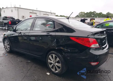 2014 Hyundai Accent Gls/Se from USA, damaged, VIN KMHCU4AE7EU775779